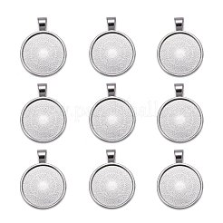 Tibetischer Stil Legierung Anhänger Fassungen TIBE-R295-055B-LF