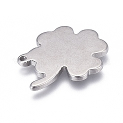 304 Edelstahl Anhänger Cabochon Fassungen für Emaille STAS-P245-11P