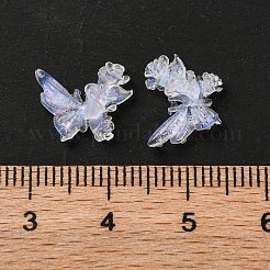 Schmetterling mit Blume transparente Harz-Cabochons FIND-L019-06A