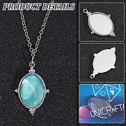 DIY-Set zur Herstellung von ovalen Anhängern DIY-UN0005-07