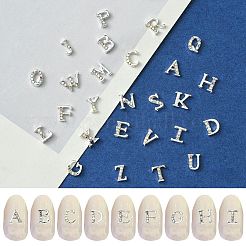 26 Buchstabe Legierung Cabochons MRMJ-R129-97D