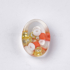 Transparente Harzcabochons CRES-T014-10A