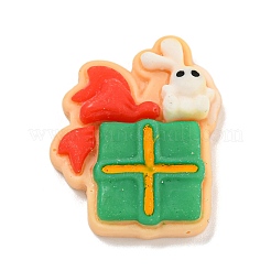 Weihnachts-Deko-Cabochons aus undurchsichtigem Harz RESI-U006-01C