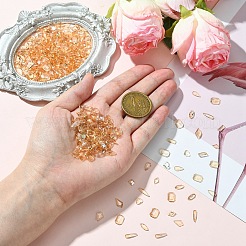 Transparente Strass-Cabochons aus Glas mit flacher Rückseite MRMJ-T063-369B