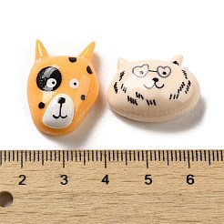 Undurchsichtige Decoden-Cabochons aus Harz RESI-G090-06