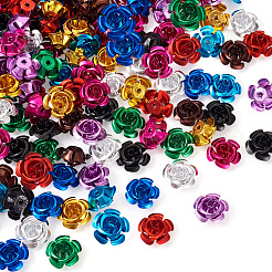 300 Stück Aluminium-Cabochons in 10 Farben MRMJ-FW0001-02