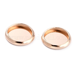Cabochonfassungen aus Edelstahl 304 STAS-Y001-12A-RG