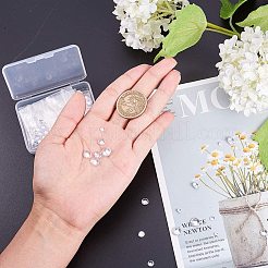 Pandahall Elite 120 Stück 6 Größen klar Zirkonia Stein lose cz Steine facettierte Cabochons für Ohrring Armband Anhänger Schmuck DIY Handwerk machen ZIRC-PH0002-07