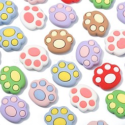 40 Stück opake Harz-Cabochons RESI-CJ0002-61