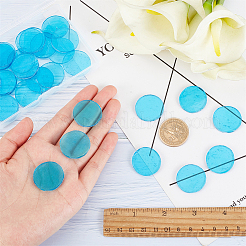 30 Stück farbige Glasmosaikfliesen DIY-OC0009-40F