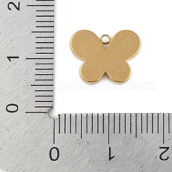 Ionenbeschichtung (IP) 304 Edelstahl Rack Beschichtung Anhänger Cabochon-Einstellungen STAS-U019-43G