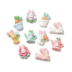 Undurchsichtige Decoden-Cabochons aus Harz RESI-Z022-06