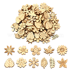 Holz Cabochons WOOD-CJ0001-31