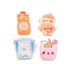 Undurchsichtige Decoden-Cabochons aus Harz RESI-A036-01