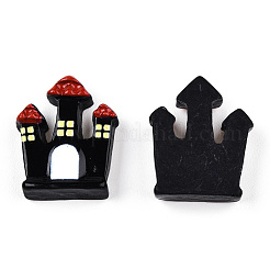 Halloween-Cabochons aus undurchsichtigem Harz RESI-T055-06