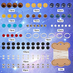 DIY Edelstein-Chakra-Armband-Bastelset DIY-SC0020-11B