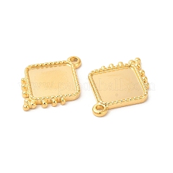 Ionenplattierung (IP) 304 Edelstahl Anhänger Cabochon-Einstellungen STAS-L268-042G