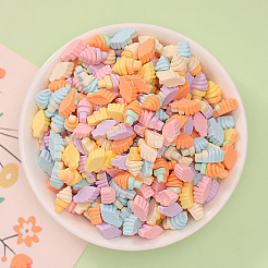 Undurchsichtige Decoden-Cabochons aus Kunstharzimitat für Lebensmittel RESI-K027-14