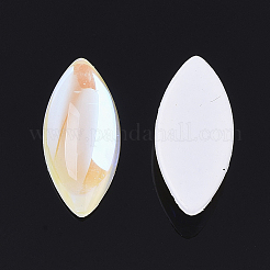 Transparente k9 glascabochons GGLA-S048-5x10-001MI