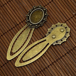 18x13 mm freie gewölbte Glas Cabochon Abdeckung für diy Legierung Porträt Lesezeichen Herstellung DIY-X0124-AB-NR