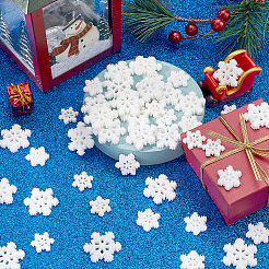 80 Stück 4 Stile Weihnachtsmotiv Harz Cabochons RESI-SC0003-42