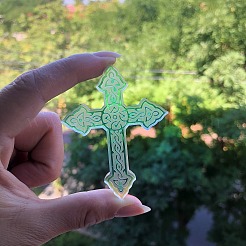 Religionsthema Kreuz-Cabochon-Silikonformen DIY-L071-03