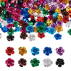 300 Stück Aluminium-Cabochons in 10 Farben MRMJ-FW0001-02