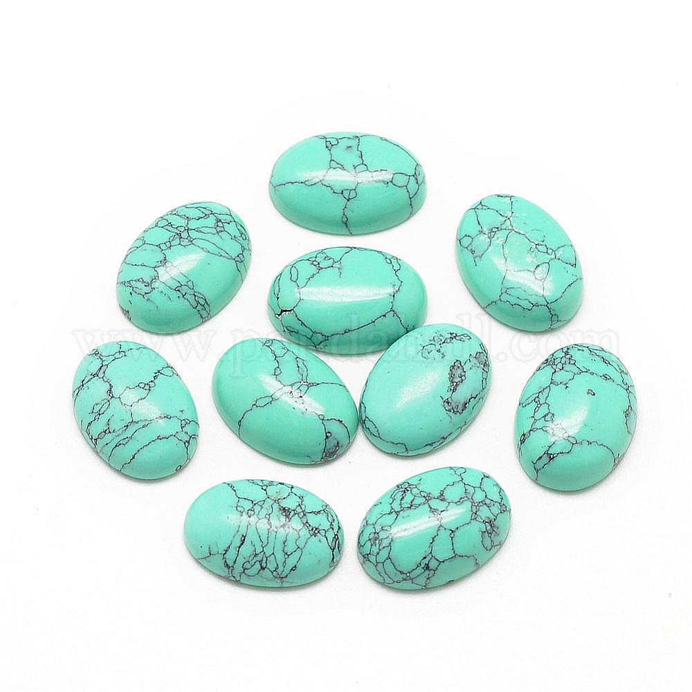 Wholesale Synthetic Turquoise Cabochons Pandahall