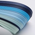 6 Colors Quilling Paper Strips, Blue, 530x10mm, about 120strips/bag, 20strips/color