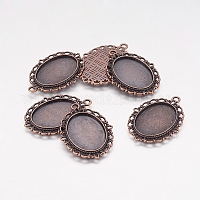 Подвески для кабошонов  & стразов&nbsp;X-PALLOY-A15257-R-FF