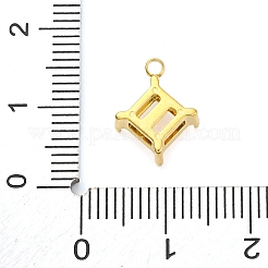 Strass-Krallenfassungen aus Edelstahl 304 STAS-U042-03B-G