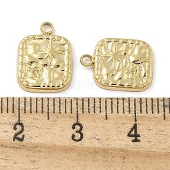 Ionenplattierung (IP) 304 Edelstahl Anhänger Strass-Einstellungen STAS-B075-16G
