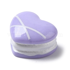 Undurchsichtige Decoden-Cabochons aus Kunstharzimitat für Lebensmittel RESI-B019-02A