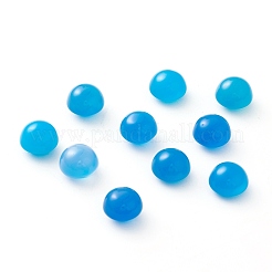 Natürliche blaue Achat-Cabochons G-B009-09-A