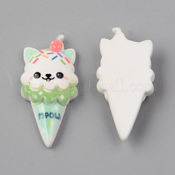 Undurchsichtige Decoden-Cabochons aus Harz X-CRES-N024-33