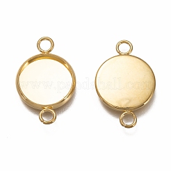 Cabochon-Anschlussfassungen aus Edelstahl 304 STAS-H130-23C-G
