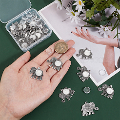 DIY Rohling-Set zur Herstellung eines Elefantenanhängers mit Kuppel DIY-PH0013-41