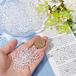 1000 Stück Acryl-Strass-Cabochons mit spitzer Rückseite GACR-SP0001-04B