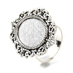 Geben Sie Ihre Kreationen eine einzigartige Designer-Look mit diesen modernen und charmanten Eisen hängender Cabochon Fassungen PALLOY-Q300-09AS-NR