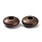 Brass Spacer Beads, Rondelle, Nickel Free, Red Copper, 5x2mm, Hole: 1.5~2mm