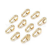 Латунные брелоки с карабином&nbsp;KK-T047-08G