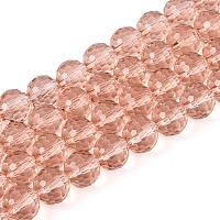 Прозрачные стеклянные бусины&nbsp;GLAA-R095-8mm-34