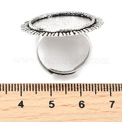 Geben Sie Ihre Kreationen eine einzigartige Designer-Look mit diesen modernen und charmanten Eisen hängender Cabochon Fassungen X-PALLOY-Q300-14AS-NR