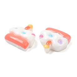 Undurchsichtige Decoden-Cabochons aus Kunstharzimitat für Lebensmittel RESI-Z007-01D