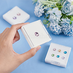 Benecreat 10 Stück weiße Edelstein-Displaybox CON-WH0092-18B