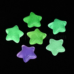 Leuchtende Stern Harz Decoden Cabochons RESI-U002-01