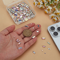 180 Stück 6 Arten Glas Strass Cabochons RGLA-FG0001-26