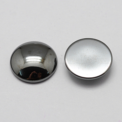 Unmagnetische synthetischen Hämatit cabochons X-G-P162-05-10mm