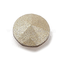 Spitze zurück & zurück plated Glas Strass Cabochons GLAA-B012-60A
