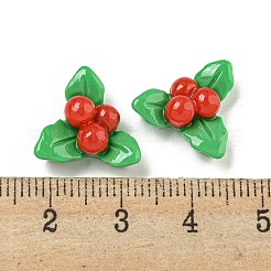 Deko-Cabochons aus undurchsichtigem Harz mit Weihnachtsmotiv CRES-B022-01I